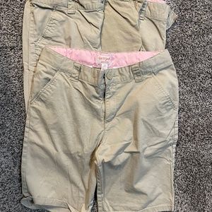 Girls Cat and Jack Bermuda Uniform Shorts